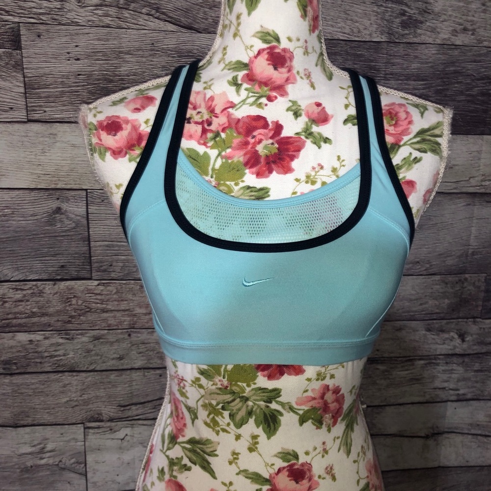 Light Blue Nike Sports Bra